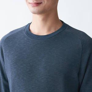 Sudadera hecha a medida de Color chocolate, sudadera de lana gruesa de felpa francesa para hombre, Sudadera de cuello redondo de manga larga Regular - Product Image 4