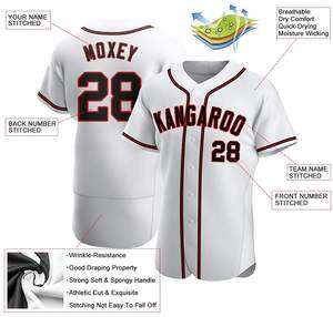 Dernier uniforme de baseball professionnel à séchage rapide à la mode Maillot de softball sublimé de haute qualité - Product Image 3