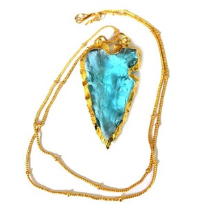 Wholesaler of Heart Cut Arrowheads Necklace : Heart Cut Arrowheads Necklace at Low Price - Product Image 1