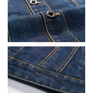 Custom Logo Top Selling <b>Men</b> <b>Jeans</b> <b>Jacket</b> Good Quality <b>Jeans</b> <b>Jackets</b> - Product Image 4