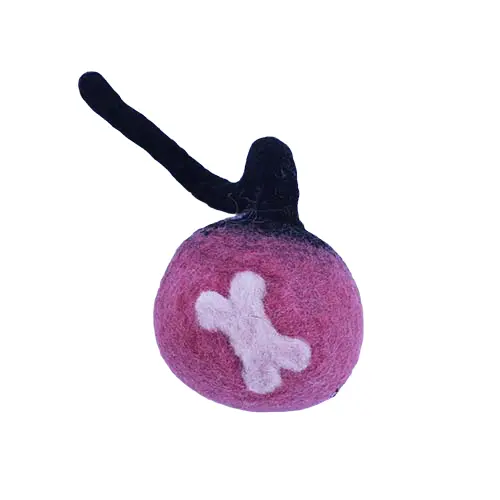 Wool Dog Toys Felt Ball Animal Head made from Eco-friendly NZ Natural Wool best puppies indestructible toys |Free Sample|