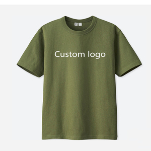 T-shirt OEM pour homme 100 % coton épais 300 GSM anti-rétrécissement coupe classique col rond manches courtes séchage rapide style urbain stock US - Product Image 3