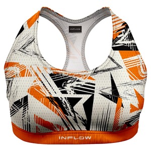 Top Salle, conjuntos breves personalizados para mujer, Sujetador deportivo sublimado con ropa interior negra con logotipo y tamaño personalizados - Product Image 1