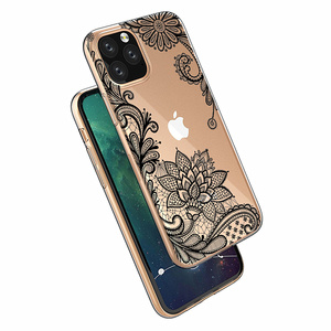 Lussuoso classico Sexy in pizzo trasparente morbido custodia per telefono cellulare antiurto materiale per PC gratis per <span class=keywords><strong>iPhone</strong></span> <span class=keywords><strong>13</strong></span> PRO MAX 16pro cuore di lusso - Product Image 6