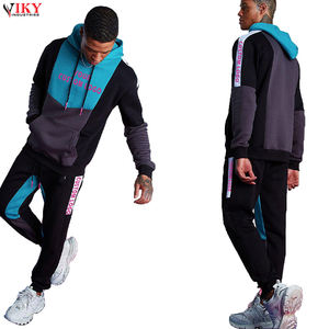 Survêtement coupé et cousu pour hommes Impression et broderie de logo personnalisé Survêtement Slim Fit pour hommes Ensembles de survêtement à capuche - Product Image 6