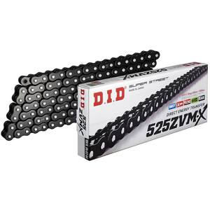 Fabriqué au Japon DID Black Chain X-Ring 525ZVM-X 110ZB, 525 ZVM-X 110 Links Raven Edition - Product Image 1