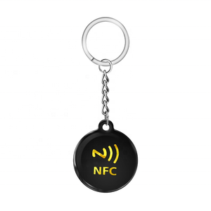 Llavero epoxi personalizado para compartir redes sociales, NFC, llavero, etiqueta epoxi - Product Image 2