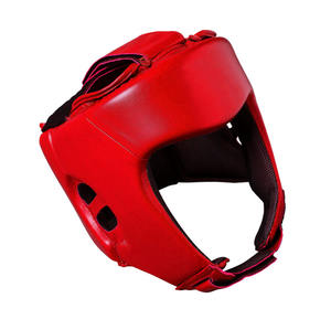 หมวกกันน็อคชกมวยมืออาชีพอุปกรณ์ฝึกซ้อมทำจากวัสดุ PU ใหม่สำหรับผู้ชายและผู้หญิงดีไซน์โลโก้แบรนด์ตามสั่ง - Product Image 6