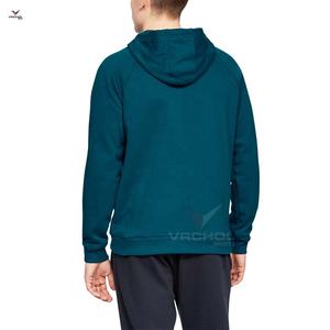 2019 qualité marque hommes à capuche automne pull sweat couleur unie Hip Hop Streetwear brodé Anti-rétrécissement - Product Image 6