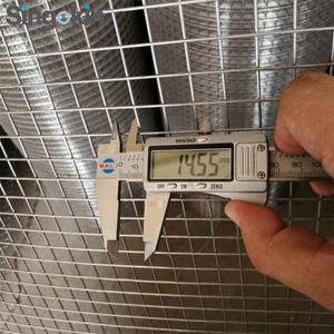 Jaring Kawat Las 24 inci Lebar, <span class=keywords><strong>1</strong></span>/<span class=keywords><strong>2</strong></span> inci <span class=keywords><strong>X</strong></span> <span class=keywords><strong>1</strong></span> inci, Kawat Baja Tahan Karat 316 Ukuran 14 Gauge - Product Image 2