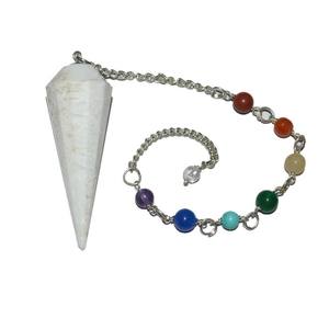 12 pendules de perles de Chakra à facettes, en pierre précieuse - Product Image 1