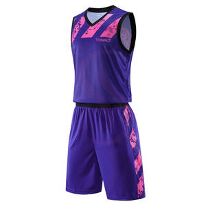 Uniforme de basket-ball sur mesure sans manches à séchage rapide pour hommes, taille plus, fabrication OEM, sport, 100% polyester - Product Image 2