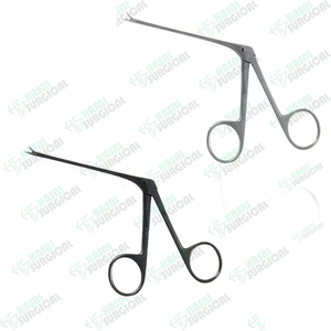 Micro fórceps de oreja con revestimiento negro dentado de excelente calidad Micro fórceps de oreja rectos Instrumentos E.N.T - Product Image 1