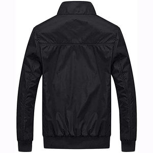 Chaqueta de satén de seda de Bombardero a granel para hombre, chaqueta personalizada de diseñador de béisbol - Product Image 4