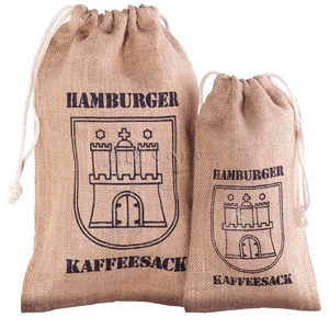 Hot Sale Custom Printed Burlap <b>Jute</b> Drawstring Pouch Wholesale Shopping <b>Bags</b> - Product Image 2