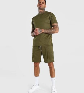 ชุดเสื้อกางเกงกีฬาขาสั้นสำหรับผู้ชาย,ชุดเสื้อแขนสั้นกางเกงขาสั้นสำหรับผู้ชาย - Product Image 3