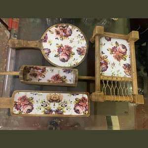 Style à la mode vente chaude plateau de service plateau de fromage en bois ensemble décor de mariage ustensiles de cuisine ensembles de vaisselle maison et cuisine - Product Image 3