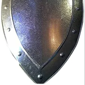 Escudo de batalla de acero de caballero medieval Tamaño personalizado Escudo de 24 pulgadas para regalos.