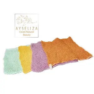 Peeling banyo bez yıkama bezi tarafından Ayseliza 100% peeling havlu banyosu ekipmanları Spa hamamı otel banyo vücut pul pul