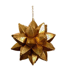 มาใหม่และมีคุณภาพดีแขวนโคมไฟดาวในการออกแบบใหม่ที่มีคุณภาพสูงโมร็อกโกโคมไฟโลหะในราคาขายส่ง - Product Image 1