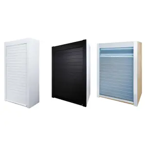 Kitchen Cabinet Fast Box Carcase transparent Glass roller shutter Door