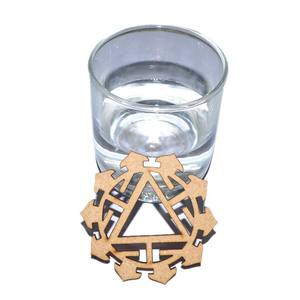 แผ่นรองจานไม้จักระพลังงานแสงอาทิตย์สำหรับงานฝีมือหินกึ่งมีค่า - Product Image 1