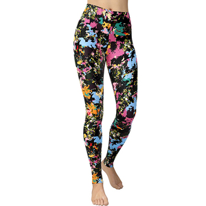 OEM Custom Design High- Women's XXL Size Leggings Latest Casual Style Solid Pattern Breathable Anti-UV Spandex/Nylon - Product Image 1