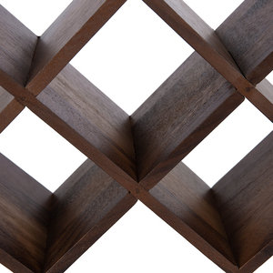 Elegant 6-Bottle Acacia Wooden Wine <b>Rack</b> Coolers & Chillers for <b>Bar</b> Restaurant Hotel Home Decor Parties Bottle Holder - Product Image 4