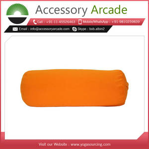 Wholesale Cotton <b>Yoga</b> Bolster Organic Round Rectangular Shape, Meditation <b>Pilates</b> <b>Yoga</b> Pillow Buckwheat Inside - Product Image 4