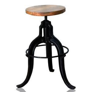 Sillas de mostrador de metal de estilo escandinavo, taburetes de Bar baratos para diversas aplicaciones, portátiles para dormitorio, escuela, parque, cocina, Villa - Product Image 1