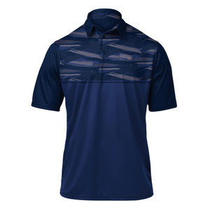 Polo de golf para hombre de poliéster de la mejor calidad OEM, en blanco, bordado, con logotipo y diseño personalizados. - Product Image 1