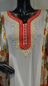 Caftán de diseño indio de poliéster EMBD - Product Image 4