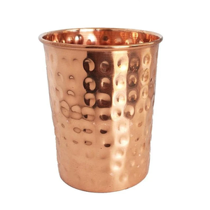 Ensemble de verres à boire en cuivre design de qualité supérieure pour usage général traditionnel 100% verre en cuivre pur pour boire grossiste - Product Image 1