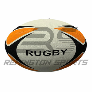 Dernière conception de ballons de rugby imprimés avec logo personnalisé/service OEM ballons de rugby professionnels pour hommes - Product Image 1