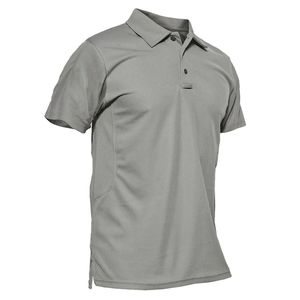 Camisetas de polo informales para hombre de talla grande al por mayor, logotipo bordado personalizado, tejido de poliéster y algodón liso en blanco antiarrugas - Product Image 6
