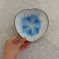 Bol en noix de coco poli au design moderne, créatif et unique, fabriqué au Vietnam, idéal pour les fêtes, écologique, excellent prix, taille personnalisable, style vintage