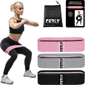 New Resistance Bands Strength Booty Bands Fabric Elastic Loop Exercise Bands