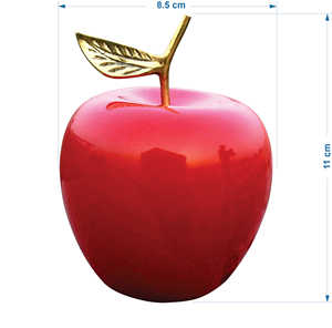 โต๊ะอลูมิเนียมโลหะทำด้วยมือที่ไม่ซ้ำใครตกแต่งบ้านแอปเปิ้ลอุปกรณ์ตกแต่งบ้านแอปเปิ้ลเทียม - Product Image 5