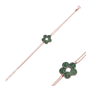 Five Round Shape <b>Bracelet</b> <b>Bracelet</b> Turkish Wholesale 925 Sterling Silver Jewelry <b>for</b> <b>Women</b> - Product Image 5