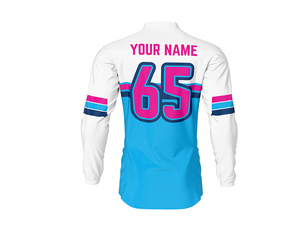 OEM ODM-Jersey de Motocross personalizado para hombre y mujer, ropa de carreras deportiva de manga larga con sublimación 3D, alta calidad - Product Image 5