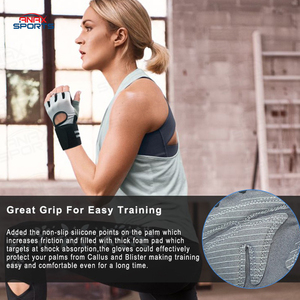 Anax Sports Custom Heavy Powerlifting Neoprene Padded Wrist Wraps Support Non-Slip Unisex <b>Weight</b> Lifting <b>Gloves</b> - Product Image 4