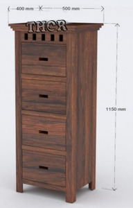 Armoire de salon en bois marron, nouveau meuble décoratif, pour salon - Product Image 6