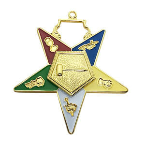 Instruments de cérémonie maçonniques de l'Arche Royale du Rite Français, brodés à la main, blancs |   Taille et logo personnalisables - Product Image 4