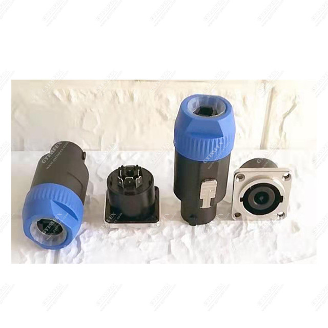 Professional Speaker and Amplifier Connectors 8-Pin F Cable Quick Lock SpeakON NL8FC-1