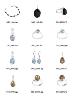 Colección de moda anillo de piedras preciosas multiturmalina natural Anillo de Plata de Ley 925 Anillo de moda Chapado en plata para boda. - Product Image 5