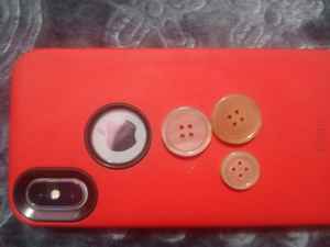 เสื้อโค้ทเขาควายขัดเงา20มม. กระดุม4รูสีทองแดงซักได้ขนาด18มม. ตกแต่งเสื้อผ้าด้วยลูกปัด - Product Image 5