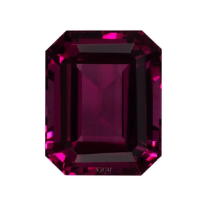 โรโดไลต์โกเมนธรรมชาติตัดแปดเหลี่ยม 7X9 มม. " อัญมณีหลวมเหลี่ยมเพชรพลอยคุณภาพสูงราคาโรงงานขายส่ง " | ต่อกะรัต | คู่ - Product Image 1