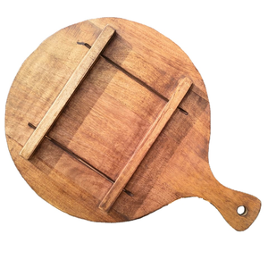 Planche à découper en bois de manga, cuisine ronde, épaisse et résistante, planche à découper en bois - Product Image 5