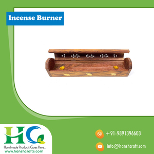 Factory Outlet Indian <b>Incense</b> Burner Set Handmade Wooden Bakhoor Burner <b>Agarwood</b> Wood with Sandalwood Scent Wholesale for Sale - Product Image 6