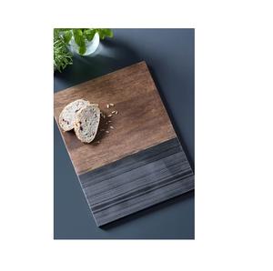 Planche à découper en marbre et bois planche à fromage en gros pour poignée en cuir suspendu pour taille personnalisée prix pas cher - Product Image 3